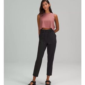 lululemon athletica Black Ankle Tapered Pull-On Pants